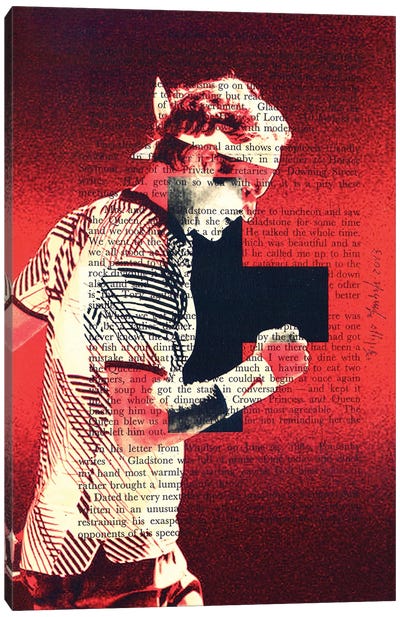 Roger Federer Canvas Art Print - Fashion Typography