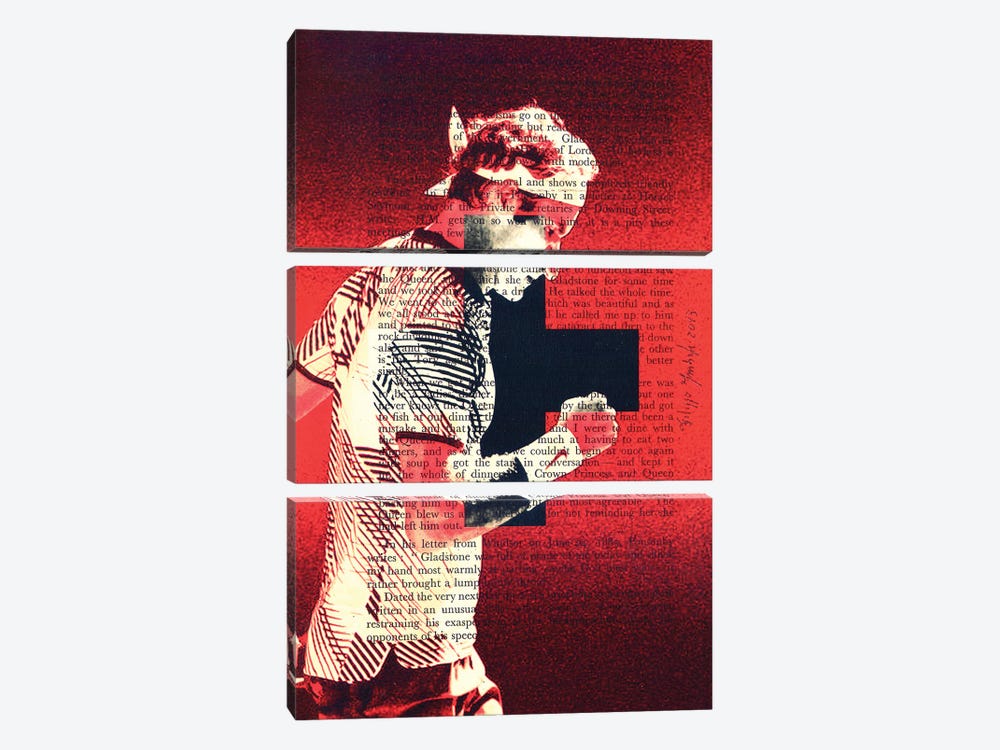 Roger Federer by Filippo Imbrighi 3-piece Canvas Artwork