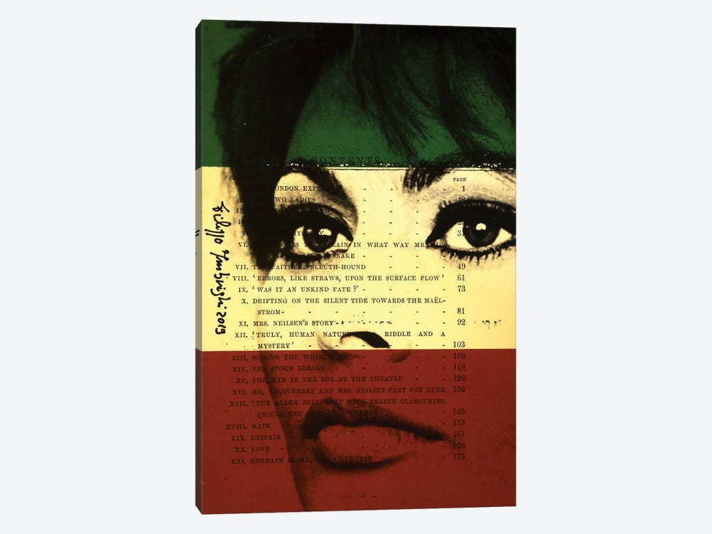 Sophia Loren III by Filippo Imbrighi 1-piece Canvas Art Print