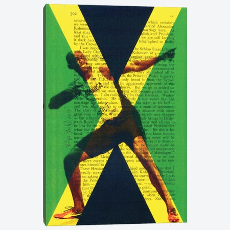 Usain Bolt Canvas Print #FPI73} by Filippo Imbrighi Canvas Wall Art