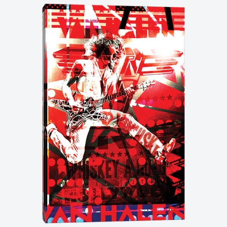 Eddie Van Halen Canvas Print #FPI74} by Filippo Imbrighi Canvas Art Print