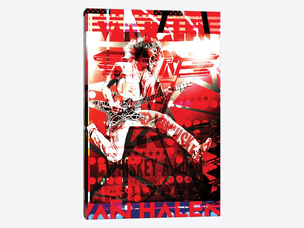 Eddie Van Halen by Filippo Imbrighi 1-piece Art Print