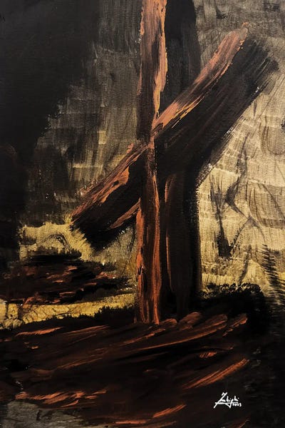 Layers XIV by Filippo Imbrighi framed canvas print