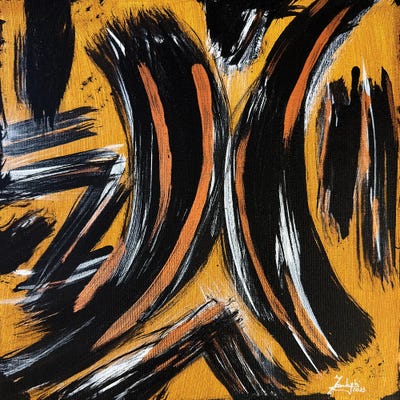 Layers XVII by Filippo Imbrighi framed canvas print