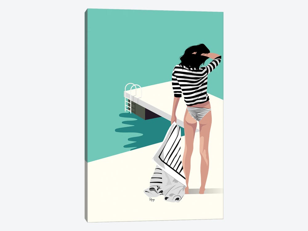 The Pier by Fatpings Studio 1-piece Art Print