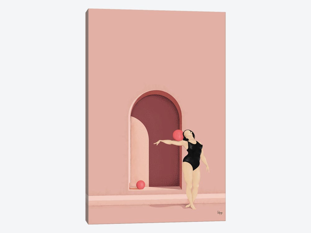 Balance Series - Blush by Fatpings Studio 1-piece Canvas Print