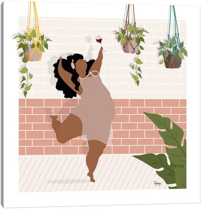 Wine & Dance Canvas Art Print - The PTA
