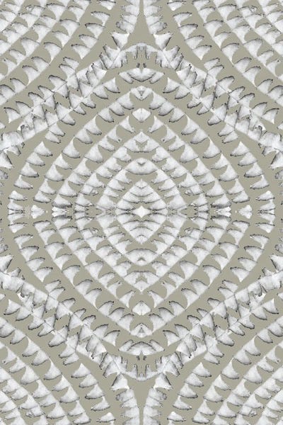 Abstract - Geometrical - Beige by Fanitsa Petrou acrylic art print