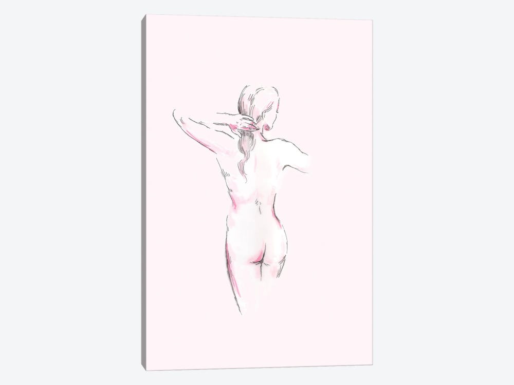 Nude Line Art by Fanitsa Petrou 1-piece Art Print