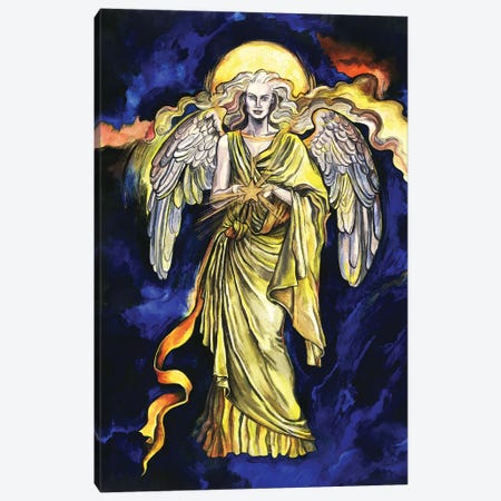 The Seven Archangels - Archangel Jophiel Canvas Print #FPT157} by Fanitsa Petrou Canvas Art Print