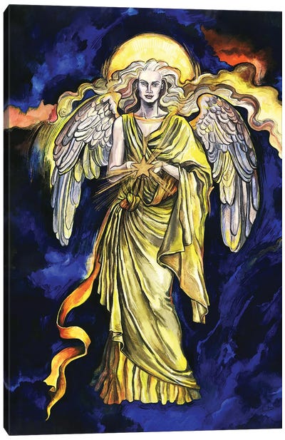 The Seven Archangels - Archangel Jophiel Canvas Art Print - Fanitsa Petrou