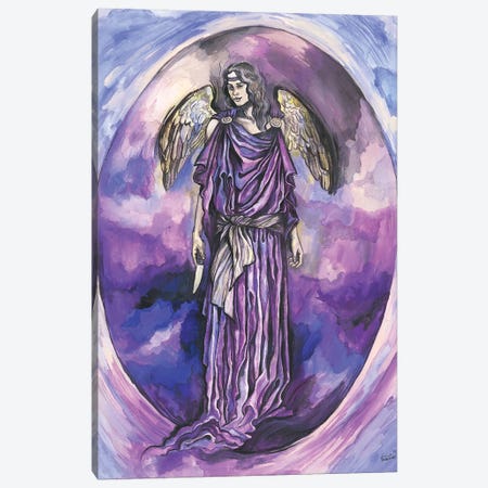 The Seven Archangels - Archangel Zedkiel Canvas Print #FPT158} by Fanitsa Petrou Canvas Art