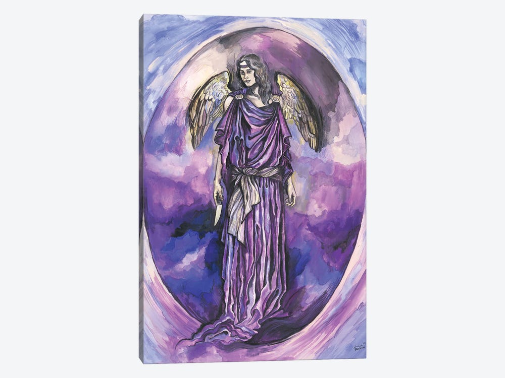 The Seven Archangels - Archangel Zedkiel by Fanitsa Petrou 1-piece Canvas Artwork