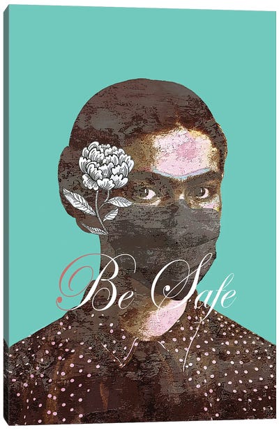 Be Safe Canvas Art Print - Frida Kahlo