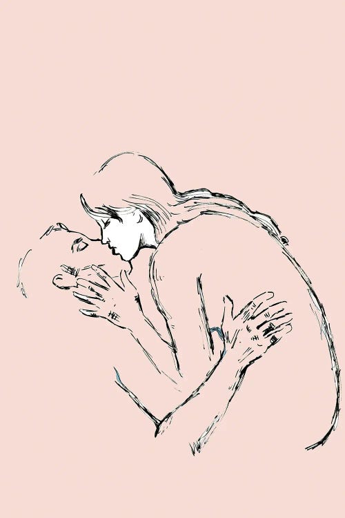 Kissed by Fanitsa Petrou wall art