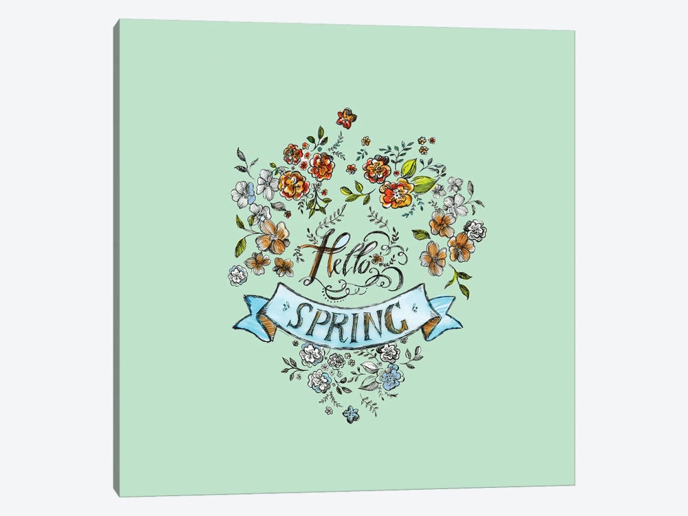 Hello Spring by Fanitsa Petrou 1-piece Art Print