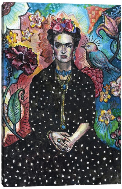 Frida Canvas Art Print - Fanitsa Petrou
