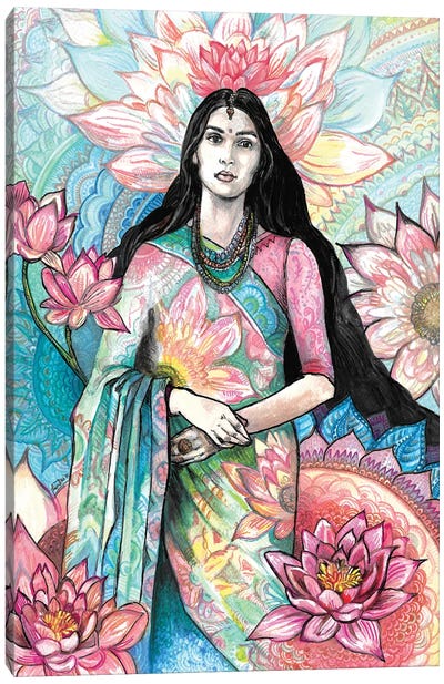 Lotus Flower Canvas Art Print - Lotus Art