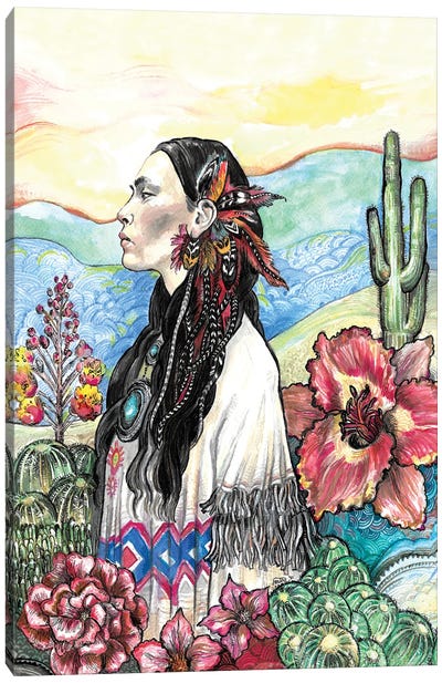 Desert Rose Canvas Art Print - Wild Spirit