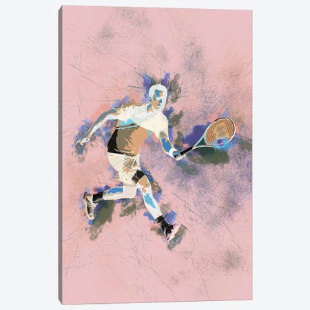 Tennis Canvas Print #FPT209} by Fanitsa Petrou Canvas Art