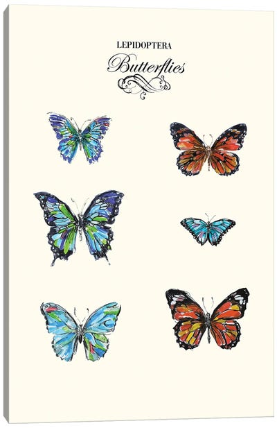 Butterflies Canvas Art Print - Monarch Butterflies