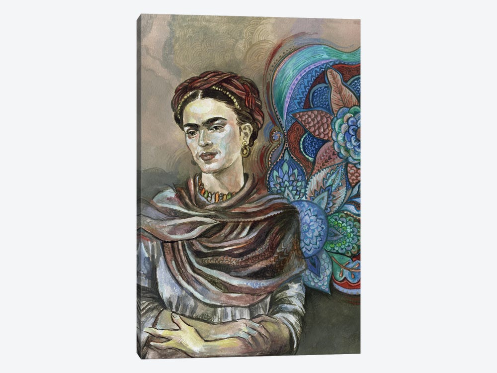Frida Floral II by Fanitsa Petrou 1-piece Art Print