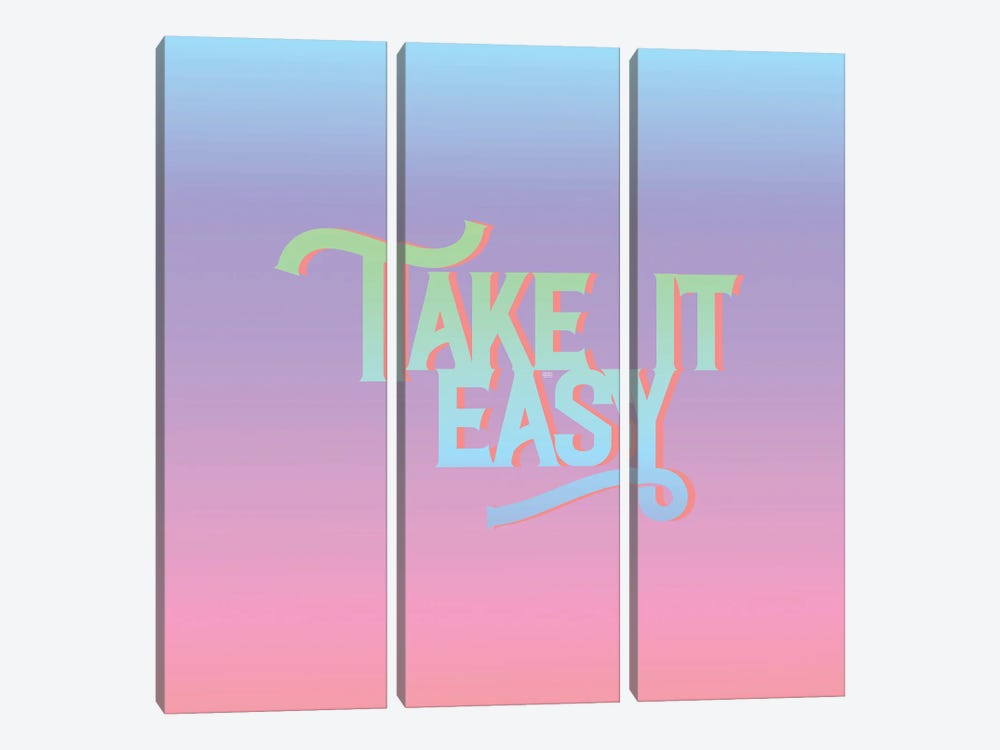 Take It Easy by Fanitsa Petrou 3-piece Art Print