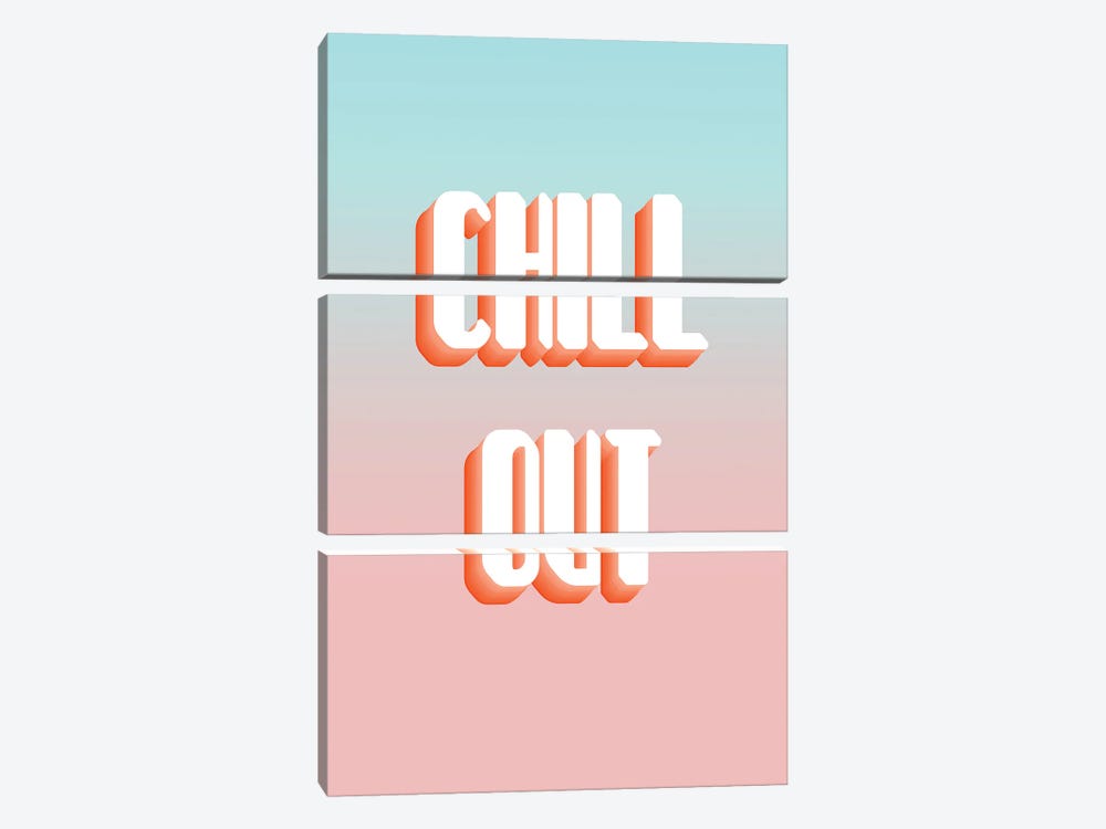 Chill Out by Fanitsa Petrou 3-piece Canvas Art Print