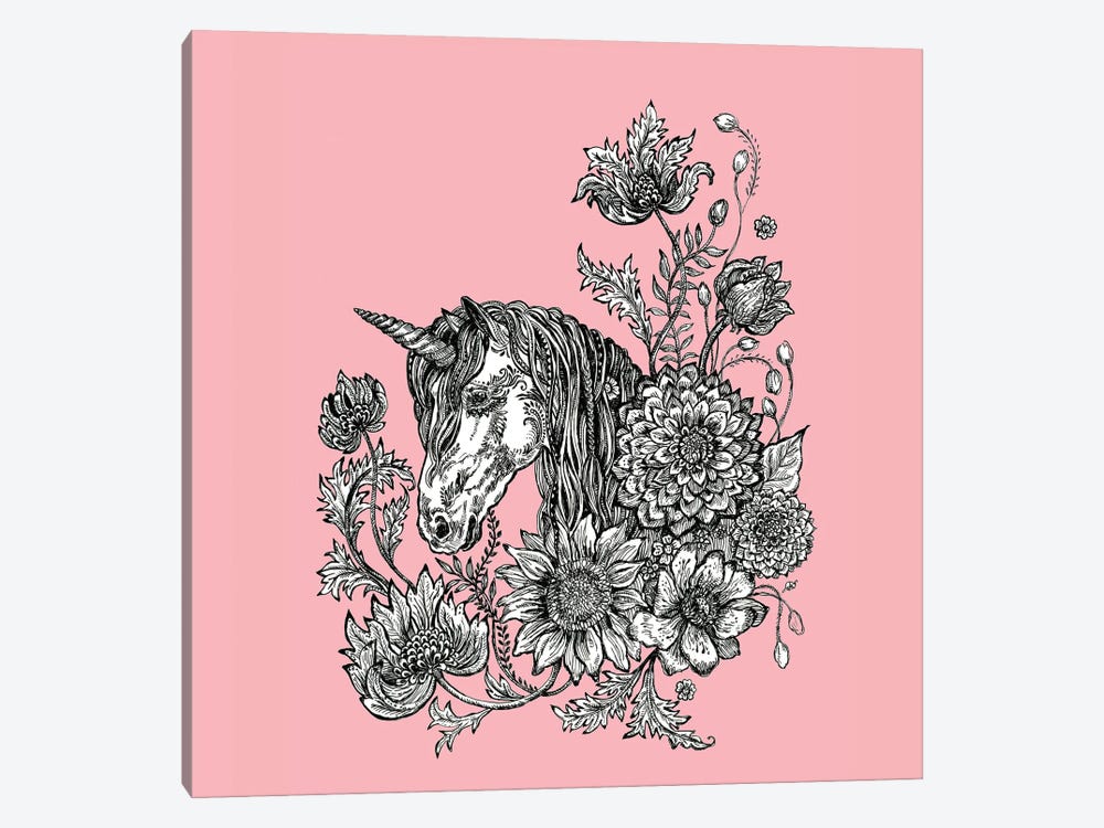 Spirit Animal Unicorn by Fanitsa Petrou 1-piece Art Print