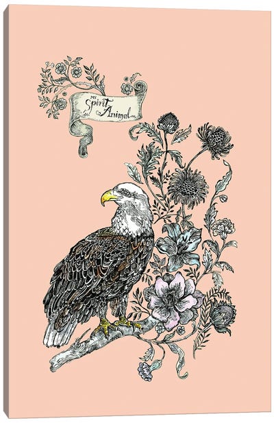 Spirit Animal Eagle Canvas Art Print - Fanitsa Petrou