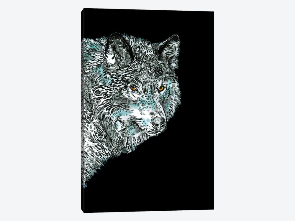 Spirit Animal Wolf by Fanitsa Petrou 1-piece Art Print