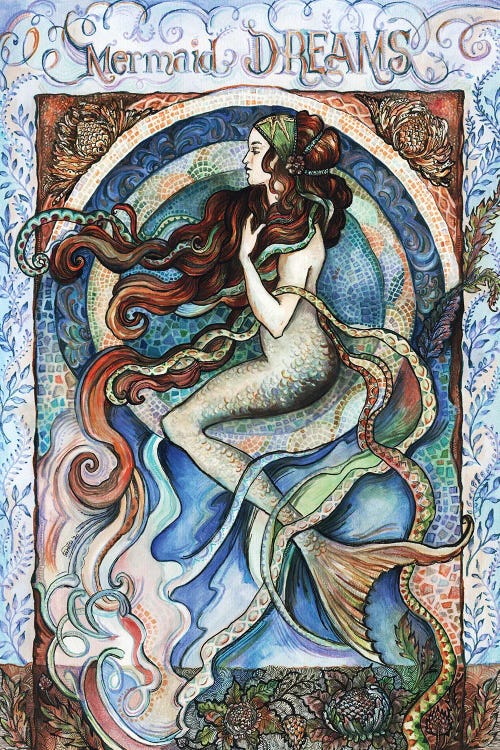 Mermaid Dreams by Fanitsa Petrou wall art