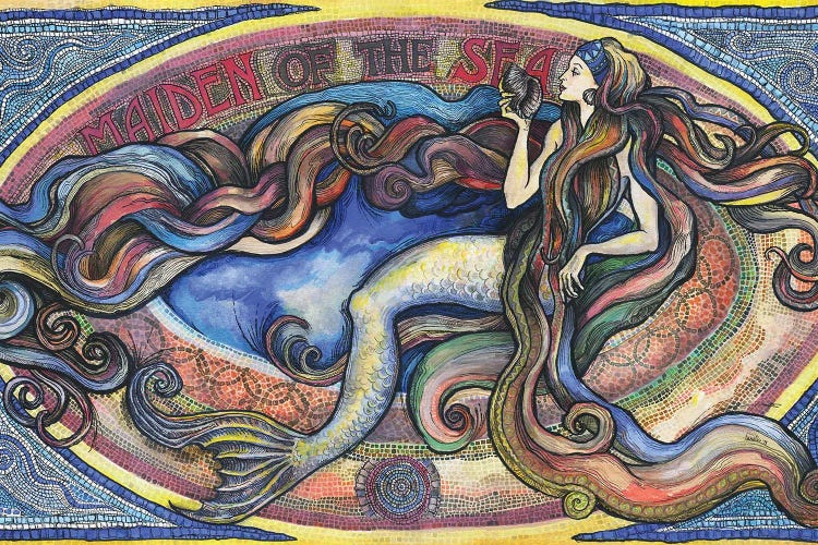 Maiden Of The Sea - Mermaid Art