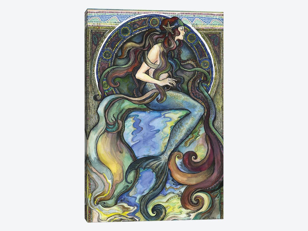 Under The Sea - A Mermaid I by Fanitsa Petrou 1-piece Art Print