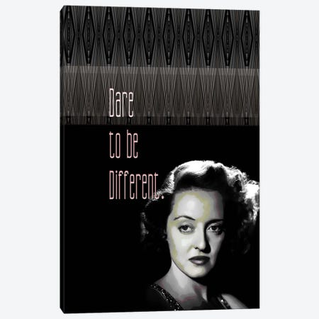 Betty Davis Dare To Be Different Canvas Print #FPT331} by Fanitsa Petrou Canvas Wall Art