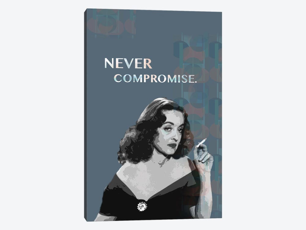 Betty Davis Never Compromise by Fanitsa Petrou 1-piece Canvas Print