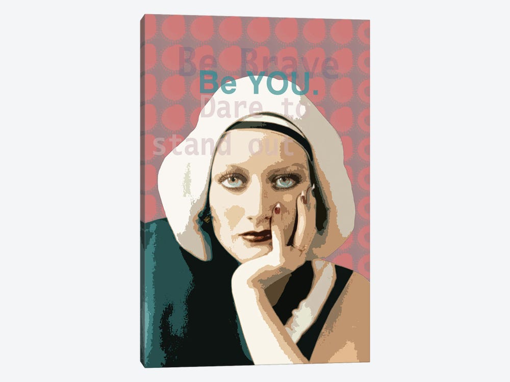 Joan Crawford Be you by Fanitsa Petrou 1-piece Art Print