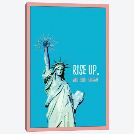 Rise Up Statue Of Liberty Canvas Print #FPT352} by Fanitsa Petrou Canvas Wall Art