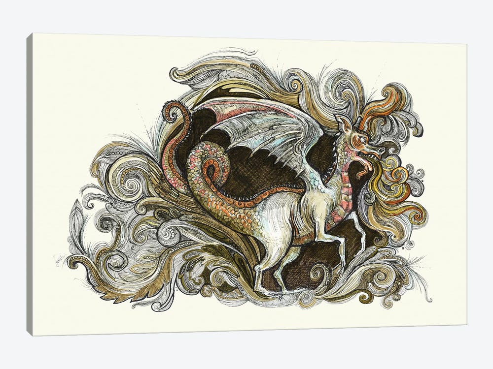Dragon by Fanitsa Petrou 1-piece Art Print