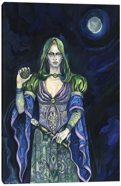 The Witch Canvas Art Print - Fanitsa Petrou