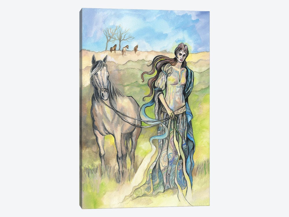 Horse Goddess by Fanitsa Petrou 1-piece Canvas Wall Art