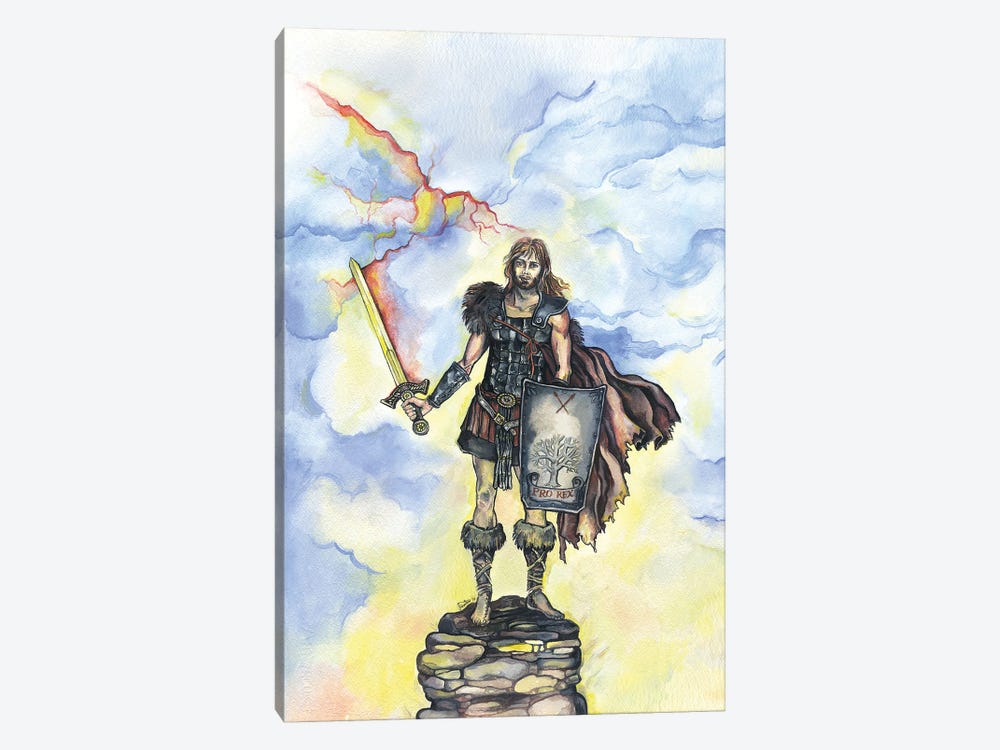 The Knight by Fanitsa Petrou 1-piece Art Print