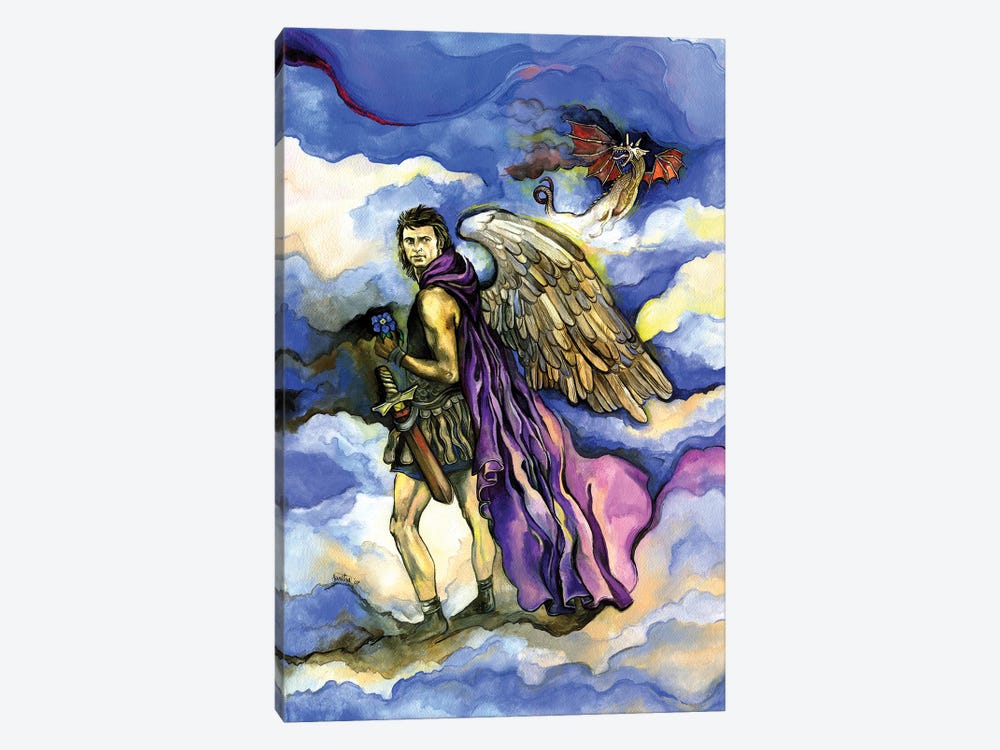 Angel And Dragon by Fanitsa Petrou 1-piece Canvas Wall Art