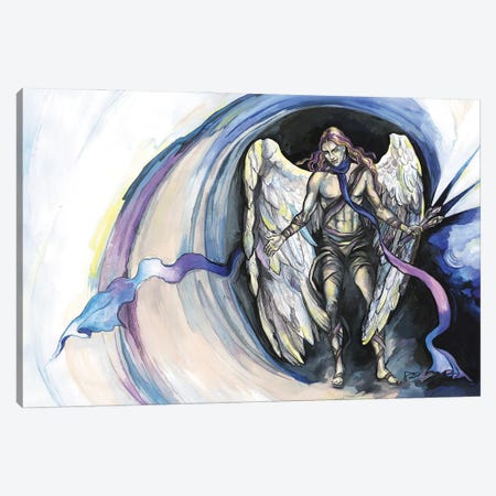 Fallen Angel Canvas Print #FPT398} by Fanitsa Petrou Canvas Artwork