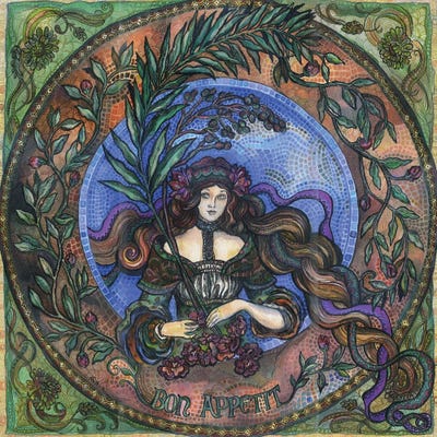 Bon Appétit I by Fanitsa Petrou canvas print