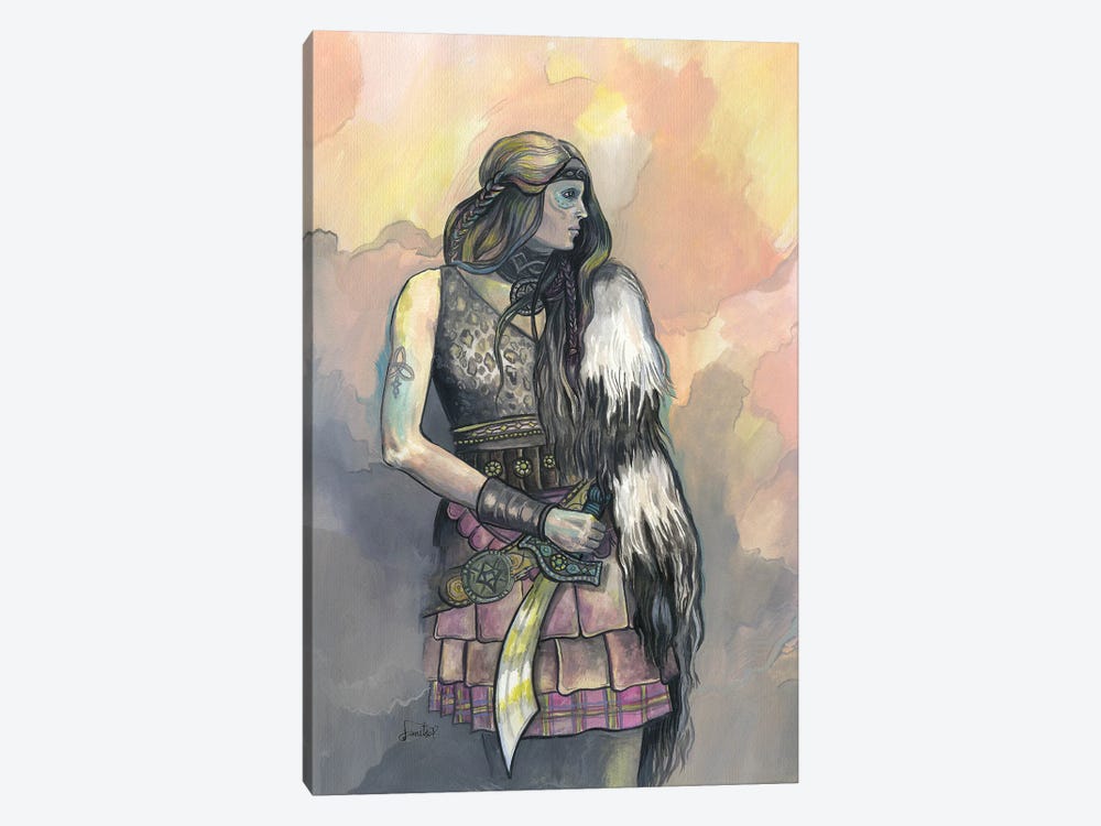 Female Warrior by Fanitsa Petrou 1-piece Canvas Print
