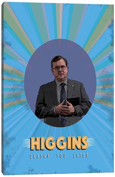 Higgins - Ted Lasso Canvas Art Print - Sitcoms & Comedy TV Show Art