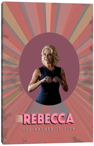 The Answer Is Lion - Rebecca Canvas Art Print - Ted Lasso (TV Series)