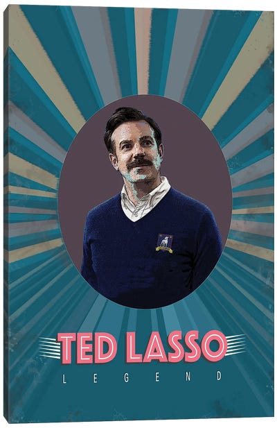 Legend - Ted Lasso Canvas Art Print - Ted Lasso (TV Series)