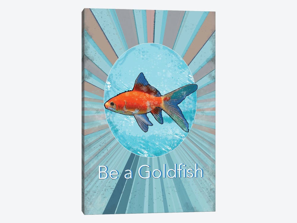 Be A Goldfish II by Fanitsa Petrou 1-piece Canvas Art